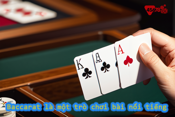 Baccarat là một trò chơi bài nổi tiếng