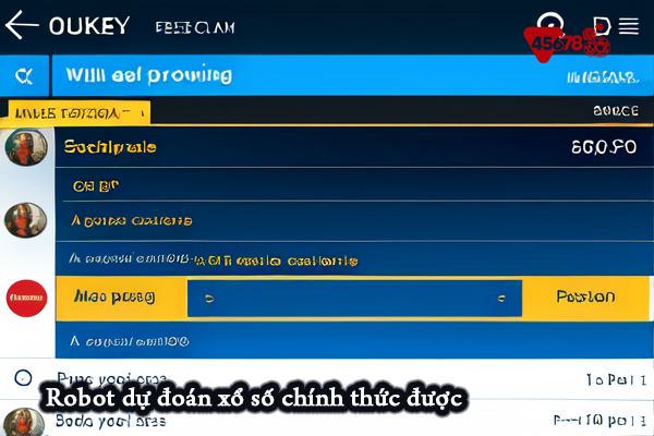 Robot dự đoán xổ số chính thức được